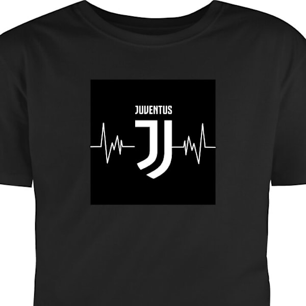 Børne T-shirt | Behagelig T-shirt til Børn Juventus sort 9-11 År