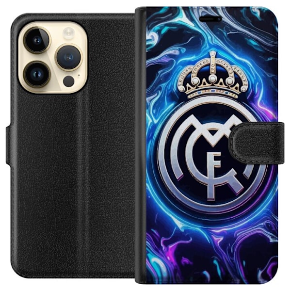 Apple iPhone 14 Pro Plånboksfodral Real Madrid