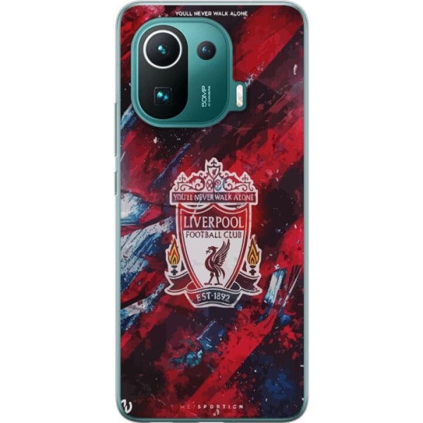 Xiaomi Mi 11 Pro Läpinäkyvä kuori Liverpool