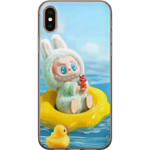 Apple iPhone X Läpinäkyvä kuori Labubu Macaron-sarja