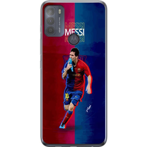 Motorola Moto G50 Genomskinligt Skal Messi