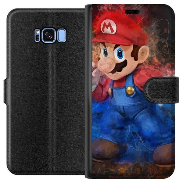 Kompatibelt Plånboksfodral till Samsung Galaxy S8 Super Mario Bros