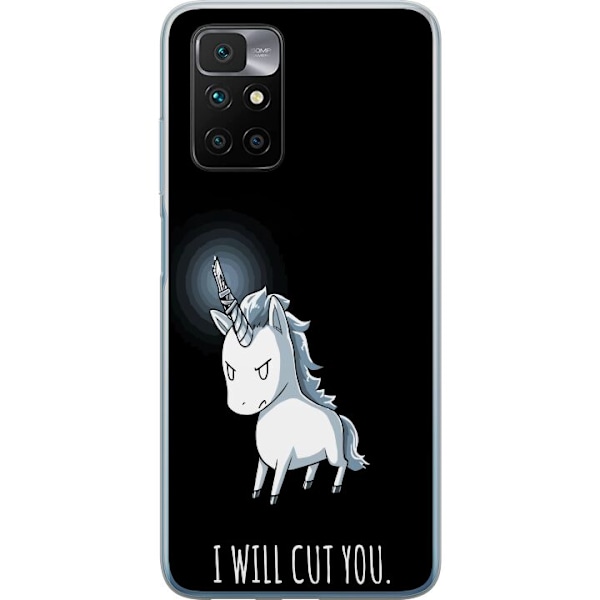 Xiaomi Redmi 10 Genomskinligt Skal Unicorn Cut You