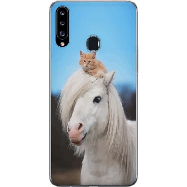 Kompatibelt Mobildeksel til Samsung Galaxy A20s Ulver
