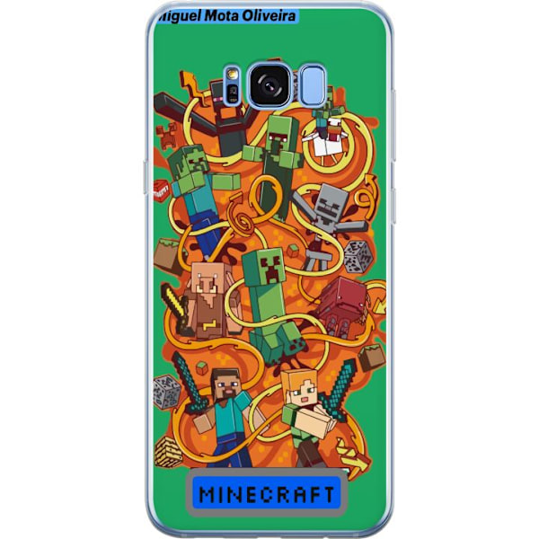 Samsung Galaxy S8+ Genomskinligt Skal Minecraft
