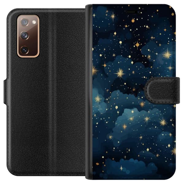 Kompatibelt Plånboksfodral till Samsung Galaxy S20 FE Stjärnor på himlen