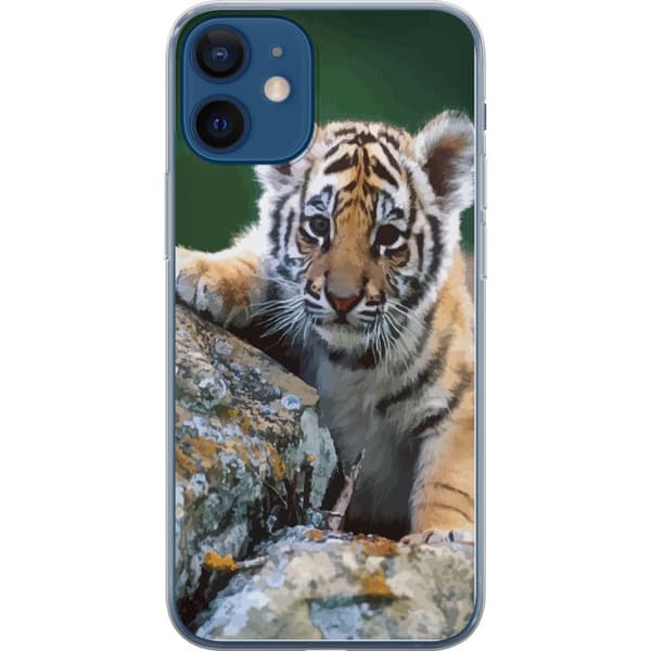 Kompatibelt Mobilskal till Apple iPhone 12 mini Tiger
