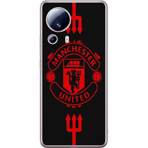 Xiaomi 13 Lite Gjennomsiktig deksel ManchesterUnited