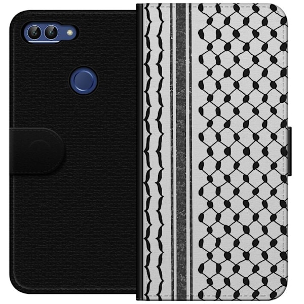 Huawei P smart Lompakkokotelo Palestiinalainen kuvio - perinteiseen tyyliin inspiroima keffiyeh-kangas