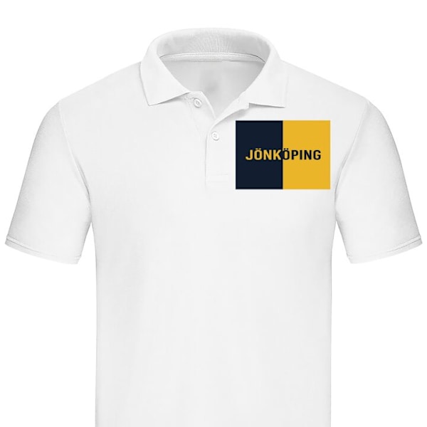 Piké för Vuxen | Elegant Pikétröja Jönköping – Hockey Vit Large