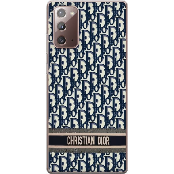 Samsung Galaxy Note20 Läpinäkyvä kuori Christian Dior