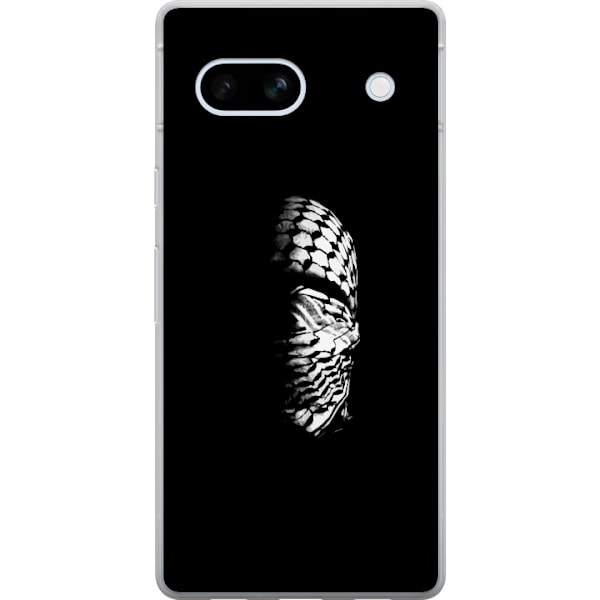 Google Pixel 7a Läpinäkyvä kuori Keffiyeh-kuviointi - klass