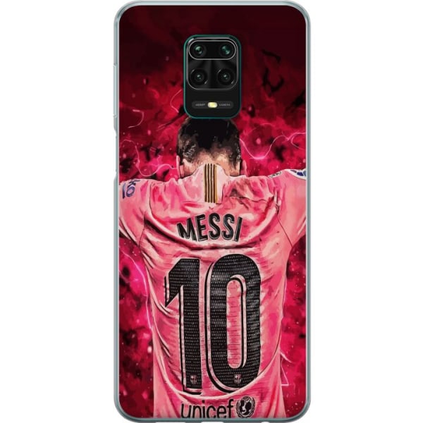 Xiaomi Redmi Note 9 Pro Gennemsigtig cover Messi