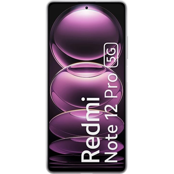 Xiaomi Redmi Note 12 Pro Gjennomsiktig deksel Blå Hjerter