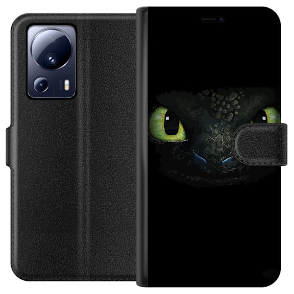 Xiaomi 13 Lite Plånboksfodral How to Train Your Dragon (Draktränaren)