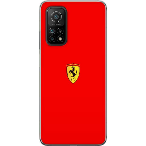 Xiaomi Mi 10T 5G Läpinäkyvä kuori Ferrari S.p.A.