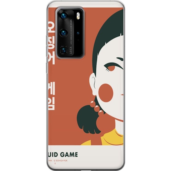 Huawei P40 Pro Gjennomsiktig deksel Squid Game