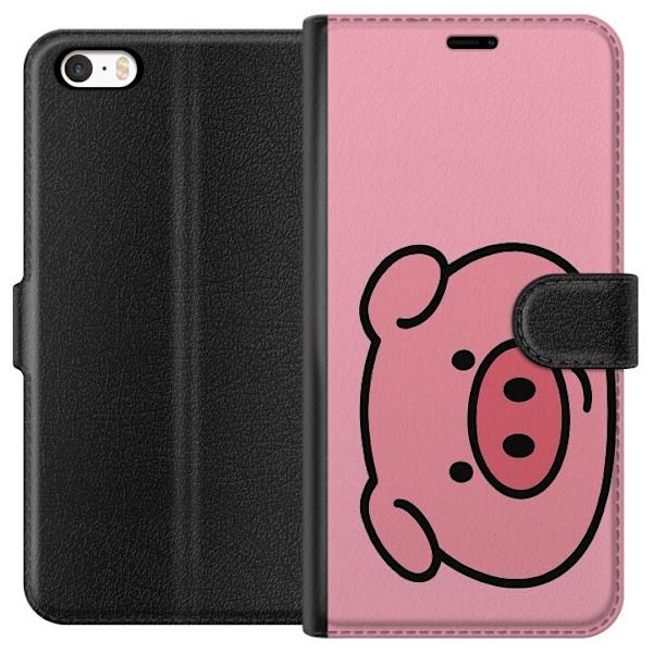 Apple iPhone 5 Tegnebogsetui Kawaii Piggy