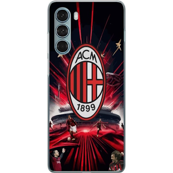 Motorola Moto G200 5G Gennemsigtig cover AC Milan