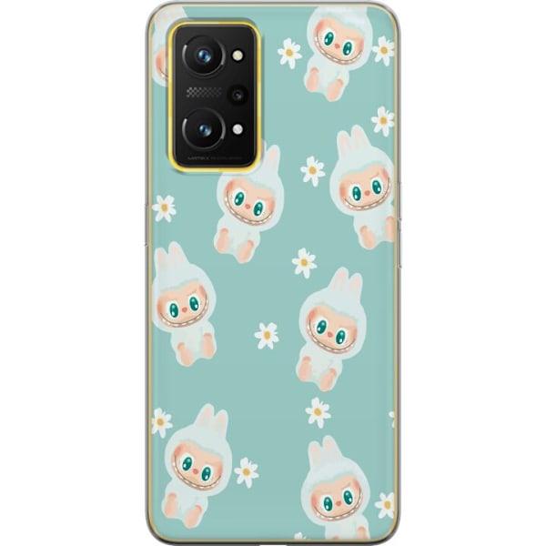 Realme GT Neo 3T Läpinäkyvä kuori Labubu Candy Vibes