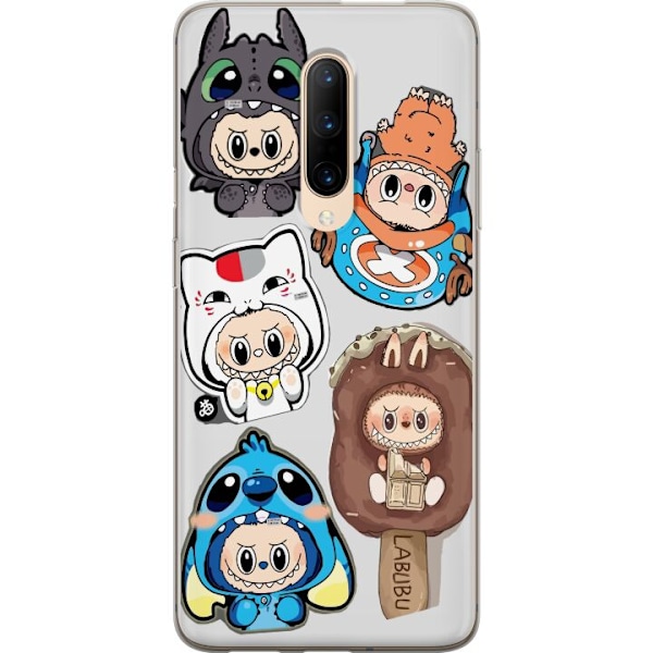 OnePlus 7 Pro Läpinäkyvä kuori Labubu hahmokokoelma - Pop M