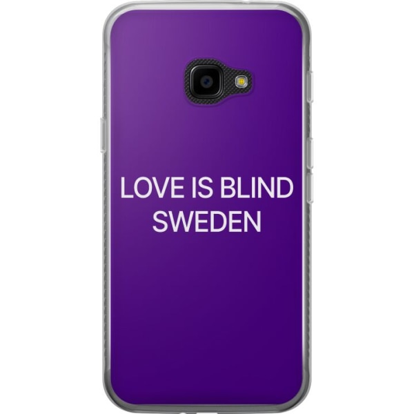 Samsung Galaxy Xcover 4 Gennemsigtig cover Kærlighed er Blind