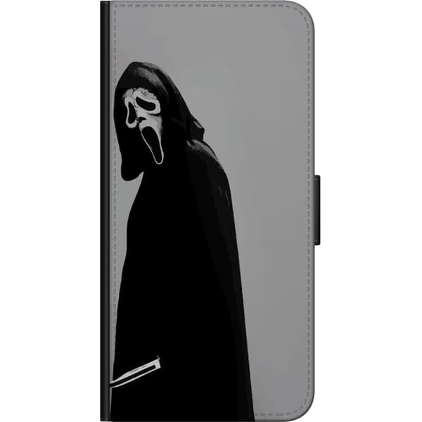 Kompatibelt Plånboksfodral till Samsung Galaxy A20s Ghostface