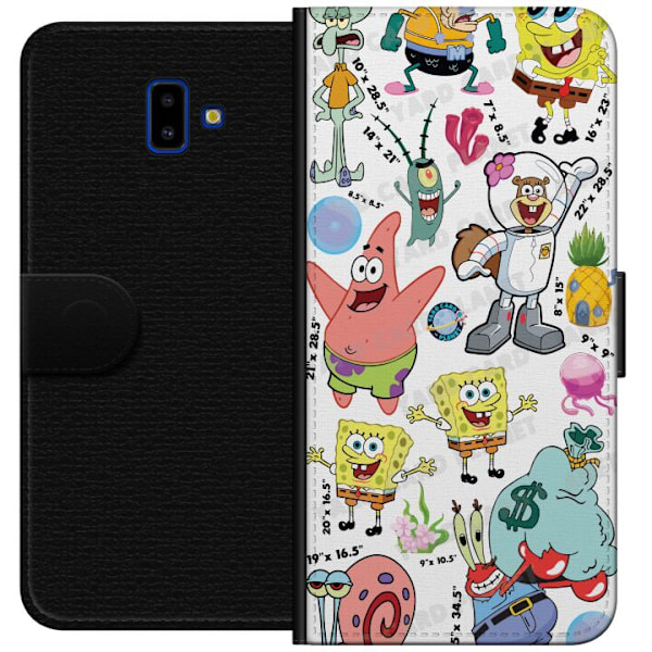 Samsung Galaxy J6+ Lommeboketui SpongeBob SquarePants