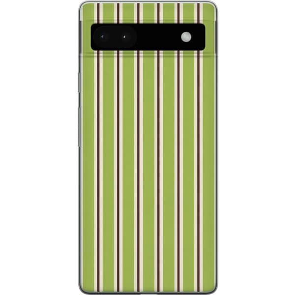 Kompatibelt Mobildeksel til Google Pixel 6a Matcha Stripe grønn