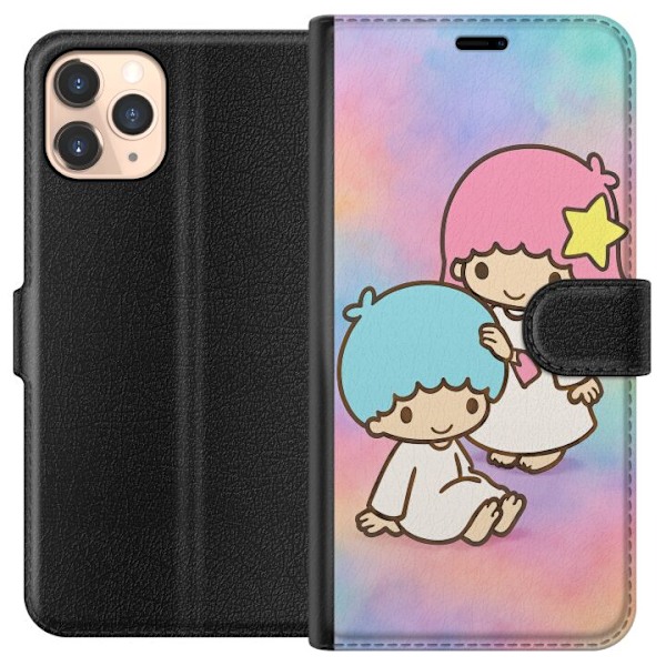 Apple iPhone 11 Pro Plånboksfodral Kawaii Sanrio Kiki Lola Little Twin Stars