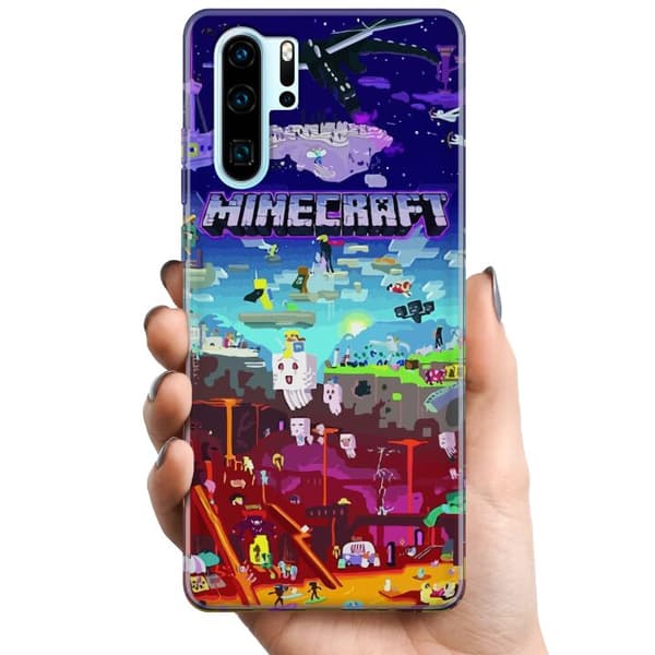 Kompatibelt Mobildeksel til Huawei P30 Pro MineCraft