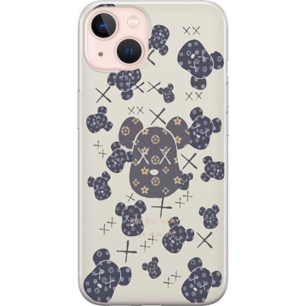 Apple iPhone 13 Genomskinligt Skal LV Bunny