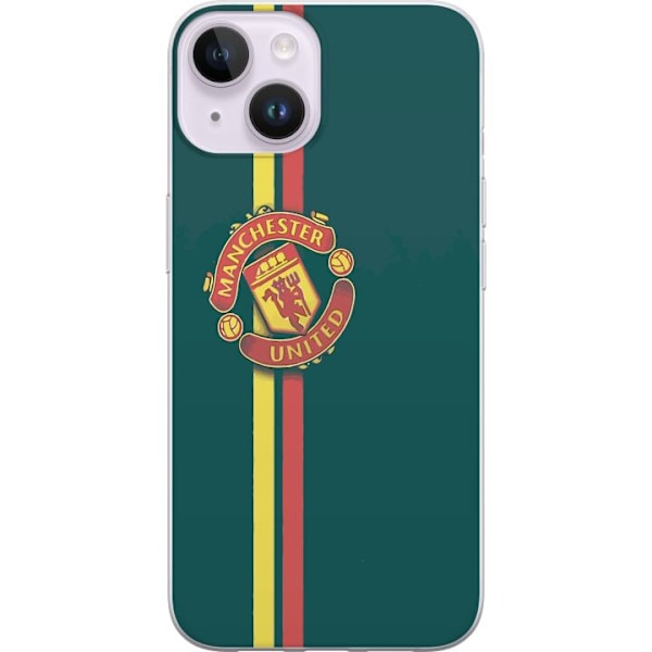 Apple iPhone 15 Plus Gennemsigtig cover Manchester United F.C.