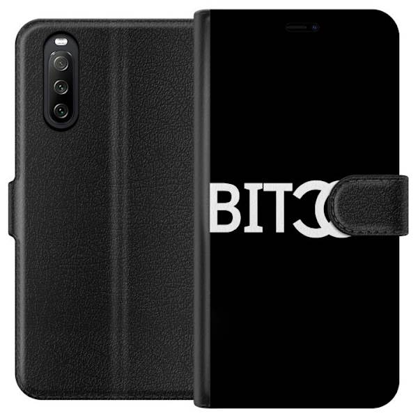 Sony Xperia 10 III Tegnebogsetui Bitch Chanel Inspireret Streetstyle Mode Tekstmotiv Trend Ikonisk Stil Urban Design