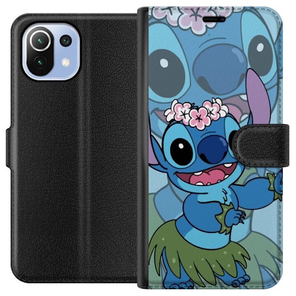 Xiaomi Mi 11 Lite Tegnebogsetui Stitch under Stjernerne - Magi