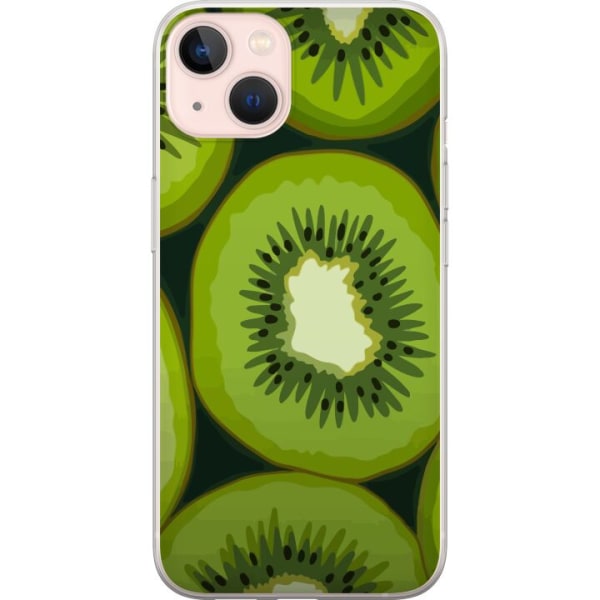 Apple iPhone 13 Läpinäkyvä kuori Kiwi