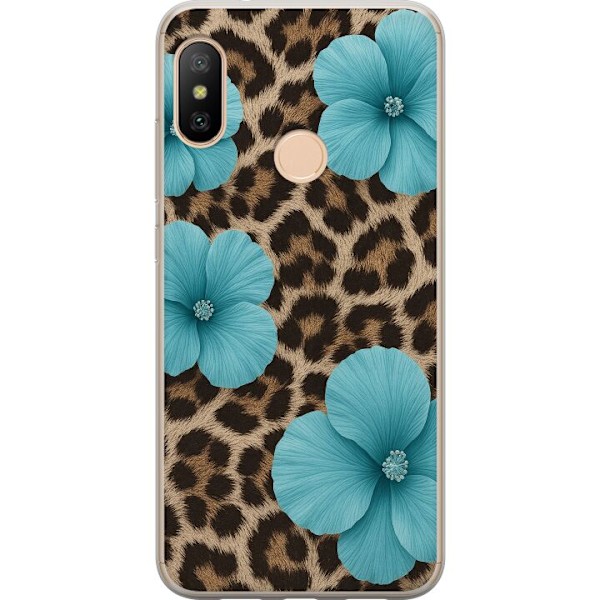 Xiaomi Redmi 6 Pro Gjennomsiktig deksel Blossom Beast