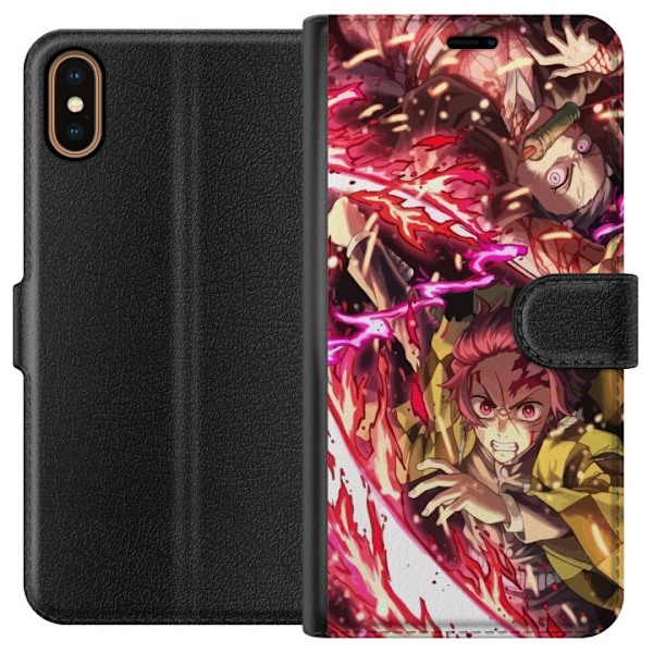 Apple iPhone X Tegnebogsetui Demon Slayer