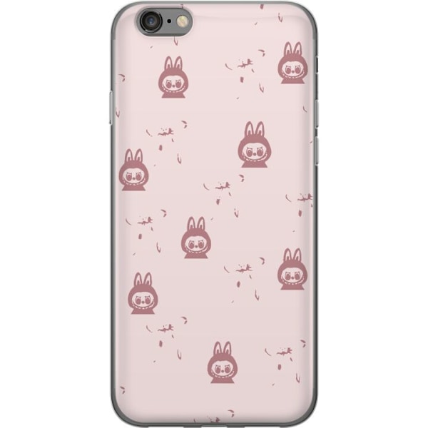 Apple iPhone 6s Läpinäkyvä kuori Labubu Neon Pop - Neonvär