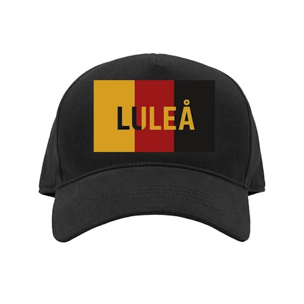 Caps for Voksen | Klassisk Justerbar Caps Luleå - Hockey svart Voksen
