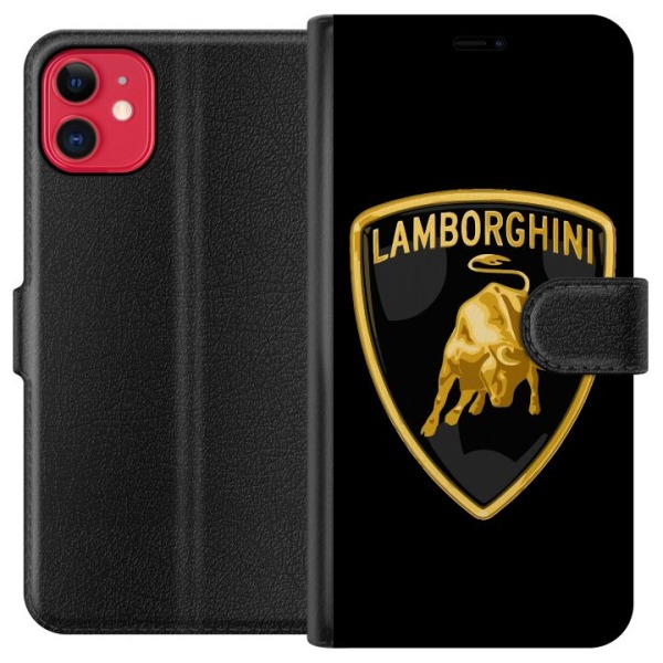 Apple iPhone 11 Lompakkokotelo Lamborghini