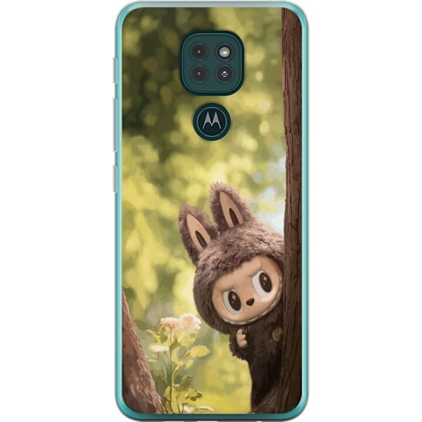 Motorola Moto G9 Play Läpinäkyvä kuori Labubu Graffiti Vibes – Katutaide hirviömuodossa