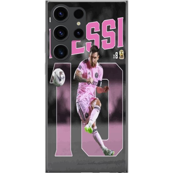 Samsung Galaxy S24 Ultra Läpinäkyvä kuori Lionel Messi