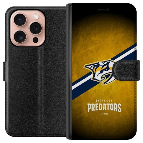 Apple iPhone 16 Pro Tegnebogsetui Nashville Predators (NHL)