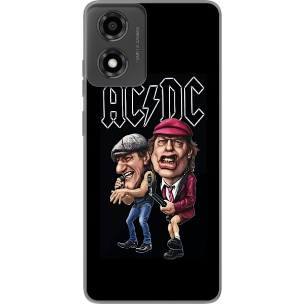 Motorola Moto E14 Läpinäkyvä kuori AC/DC