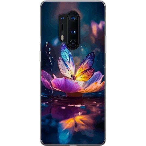 OnePlus 8 Pro Genomskinligt Skal Fjäril