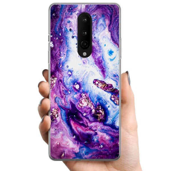 OnePlus 8 TPU Mobilcover Galakse Marmor