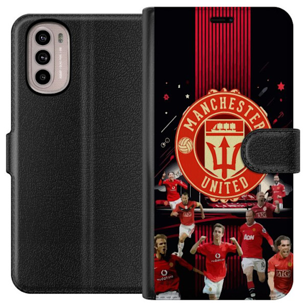 Motorola Moto G41 Lompakkokotelo Manchester United F.C.