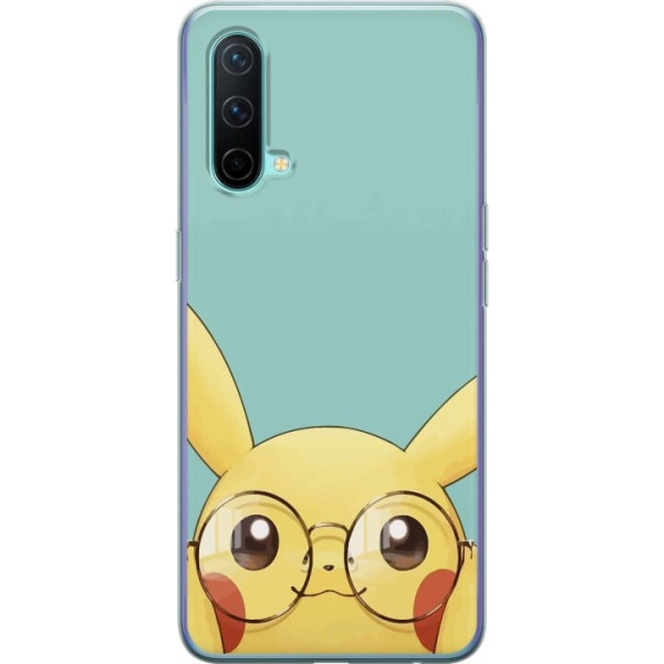 OnePlus Nord CE 5G Läpinäkyvä kuori Pikachu lasit