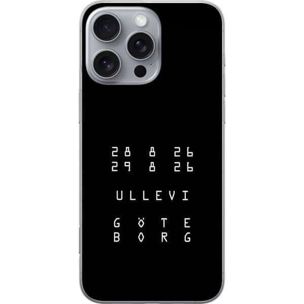 Kompatibelt Mobildeksel til Apple iPhone 16 Pro Max Ullevi Göteborg 2026 hvit